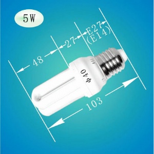 CFL RUI-T4-2U 5W 8W 11W 14W